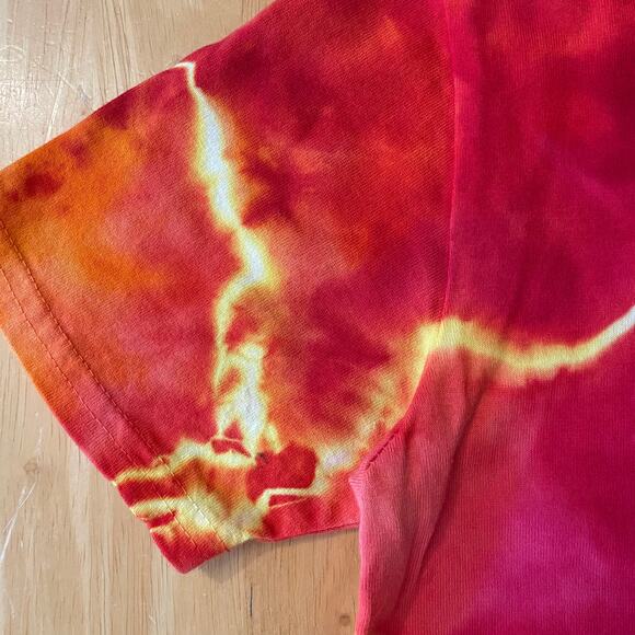 Girls Ice Dyed Sundress - Tie Dye A-line Dress - Handmade (Kid's Size 10) - Picture 4 of 11